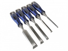 IRWIN Marples M750 Bevel Edge Chisel Splitproof Soft Touch Set 5: 6, 10, 13, 19 & 25mm £59.99